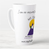 Ik ben een antwoord op een gebed! latte mok (Linkerhoek)