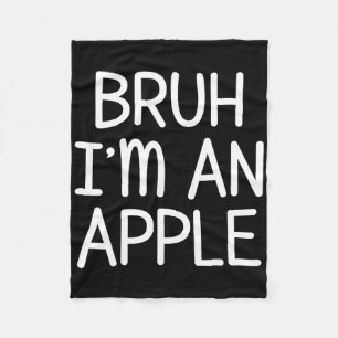 Ik ben een Apple Funny Lazy Halloween Costume Fleece Deken