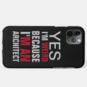 Ik ben een architect Case-Mate iPhone case (Achterkant (horizontaal))