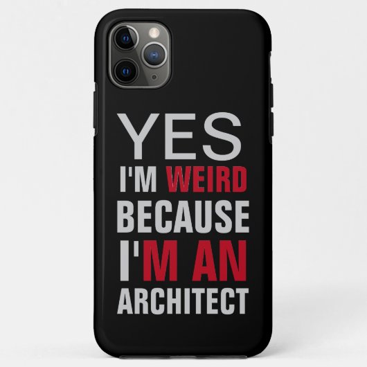Ik ben een architect Case-Mate iPhone case (Achterkant)