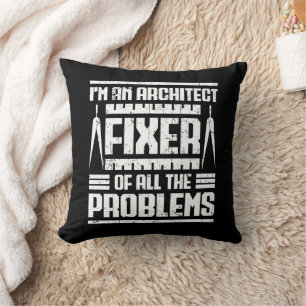 Ik ben een  architect die alle problemen oplost kussen