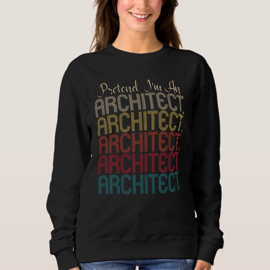 Ik ben een architect Easy Costume Halloween Bu Trui (Voorkant)