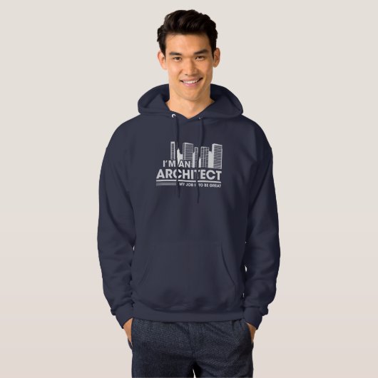 IK BEN EEN ARCHITECT HOODIE (Voorkant volledig)