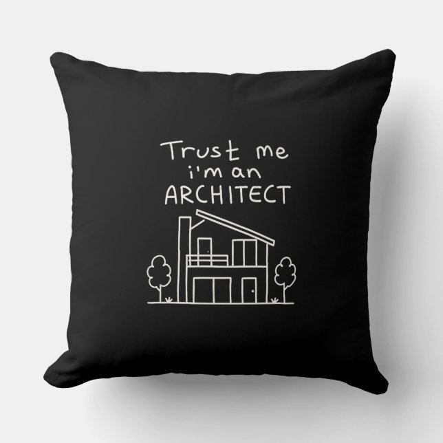 Ik ben een architect kussensloop kussen (Voorkant)