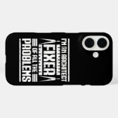 Ik Ben Een Architect Problemen Oplosser Alle Probl Case-Mate iPhone Case (Achterkant (horizontaal))