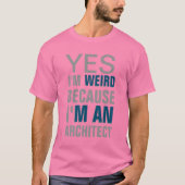 Ik ben een architect t-shirt (Voorkant)