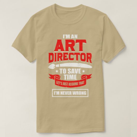 Ik ben een art director t-shirt (Design voorkant)