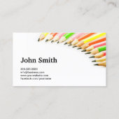 Ik ben een Artist Color Pencils visitekaartje (Achterkant)