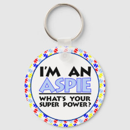Ik ben een Aspie. Wat is je superkracht? Sleutelhanger