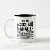 Ik ben een assistent manager, geen tovenaar, maar tweekleurige koffiemok (Links)