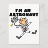 Ik ben een Astronaut Tshirts en Gifts Briefkaart (Voorkant)