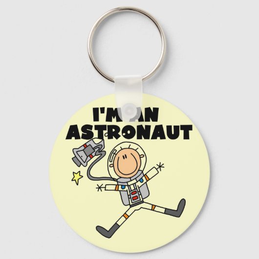 Ik ben een Astronaut Tshirts en Gifts Sleutelhanger (Voorkant)