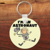 Ik ben een Astronaut Tshirts en Gifts Sleutelhanger (Voorkant)