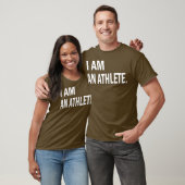 Ik ben een atleet antiPistool hervormingscontrole T-shirt (Unisex)