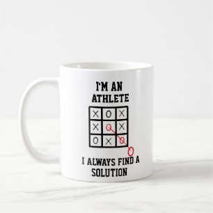 Ik Ben Een Atleet Ik Vind Altijd Een Oplossing Mok