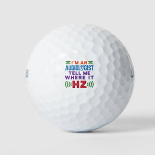 Ik ben een audioloog die me vertelt waar het Hz is Golfballen