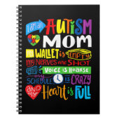 Ik ben een Autism Mam Wallet Empty Proud Autism Mo Notitieboek (Voorkant)