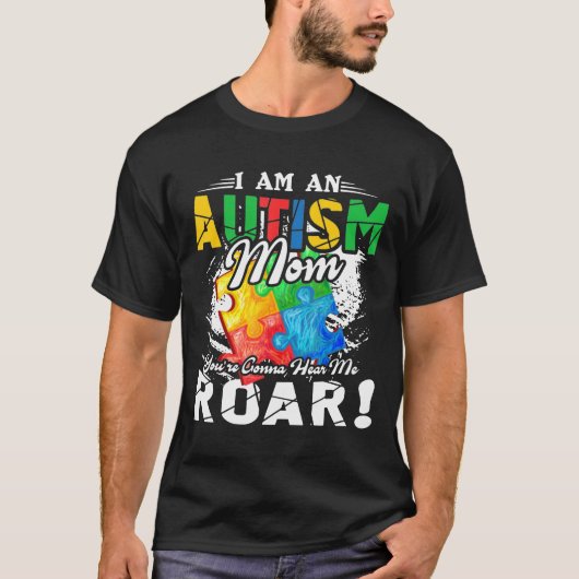 Ik ben een Autistisch Mam T-shirt (Voorkant)