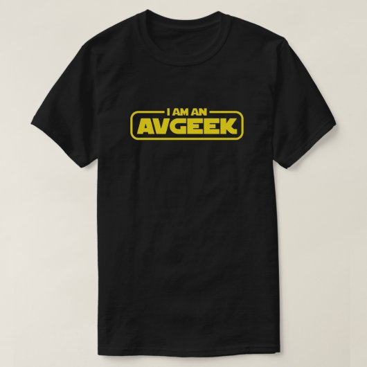 IK BEN EEN AVGEEK T-SHIRT (Design voorkant)