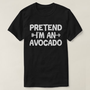 Ik ben een Avocado Easy Halloween Costume T-shirt