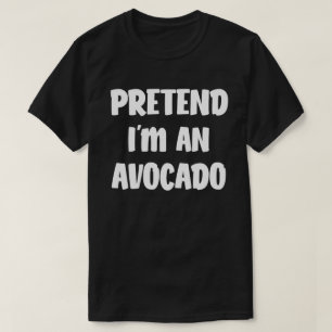 Ik ben een Avocado Easy Halloween Costume T-shirt