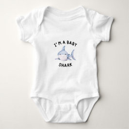 Ik ben een Baby Shark Bodysuit | Schattige Hallowe