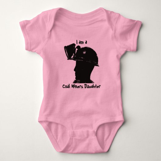 Ik ben een Baby voor kolenmijnen Romper (Voorkant)