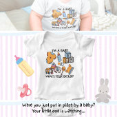 Ik ben een baby, wat is jouw excuus? romper