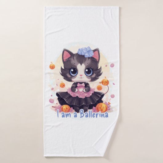 Ik ben een Ballerina Badhanddoek (Badhanddoek)