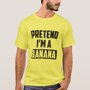 Ik ben een banaan grappig kostuum Halloween Gifts T-shirt
