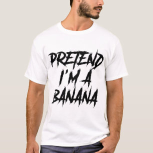 Ik ben een banaan grappige, luie, gemakkelijke hal t-shirt