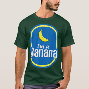 Ik ben een Banana Costume Halloween Fruit Stick T-shirt