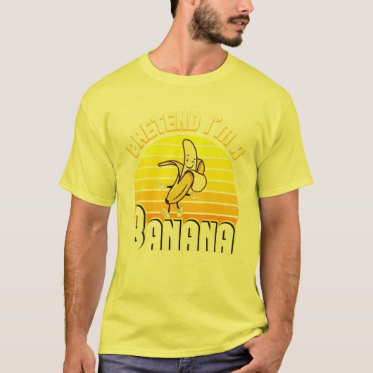 Ik ben een Banana Funny Costume Thanksgiving Ch T-shirt (Voorkant)