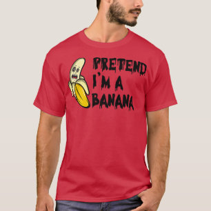 Ik ben een Banana Funny Lazy Halloween Costume T-shirt