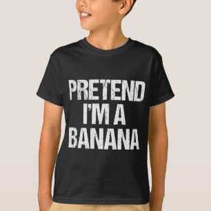 Ik ben een Banana Funny Lazy Halloween Costume T-shirt