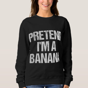 Ik ben een Banana Funny Lazy Halloween Costume Trui