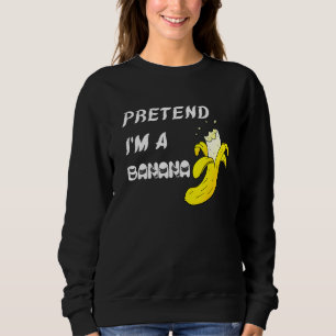 Ik ben een Banana Lazy Halloween Costume Trui