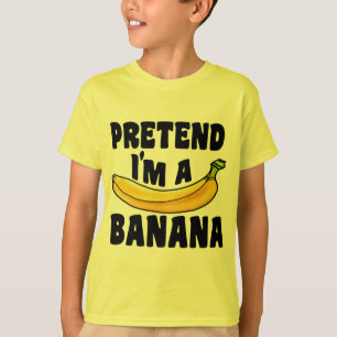 Ik ben een Banana lui Halloween kostuum. T-shirt