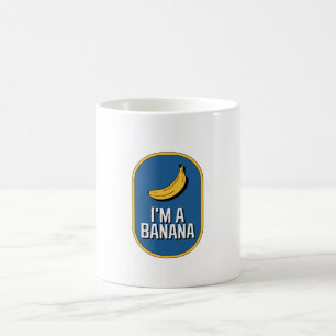 Ik ben een bananapak Halloween Fruit Koffiemok