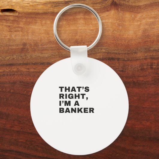 IK BEN EEN BANKER SLEUTELHANGER (Voorkant)