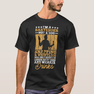 Ik ben een barkeeper, geen doebarders. t-shirt