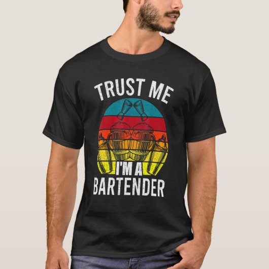 Ik ben een bartender Bartenderen Bartender T-shirt (Voorkant)