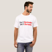 Ik ben een Bartender T-shirt (Voorkant volledig)