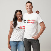 Ik ben een Bartender T-shirt (Unisex)