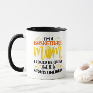 Ik ben een basketbalmoeder, lieve moeder, sportfan mok