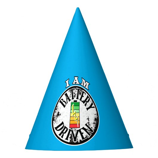 Ik ben een batterijgedreven pet feesthoedjes (Voorkant)