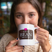 Ik ben een Bean Devotee, Coffee Print Mok