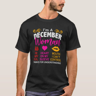 Ik ben een Bedankt van december voor het begrip ge T-shirt