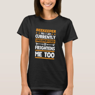 Ik ben een Beekeeper Design voor Bee Lover B T-shirt