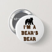 Ik ben een Beer Beer Ronde Button 5,7 Cm (Voorkant /achterkant)
